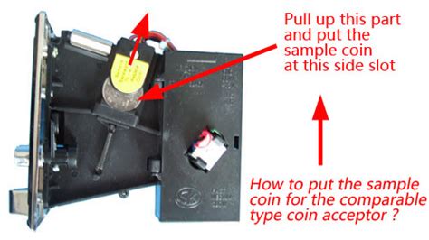 how to detect coin acceptor .